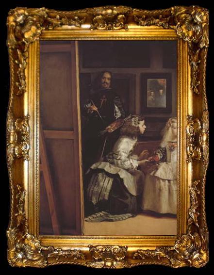 framed  Diego Velazquez Velazquez et la Famille royale ou Les Menines (detail) (df02), ta009-2